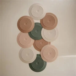 Mushie - Silicone Drain Stopper 2-Pk, Blush/Shifting Sand -Macro Baby Store mushie silicone drain stopper 2 pk blush shifting sand image 3