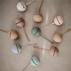 Mushie - Silicone Pacifier Holder Case (Stone) -Macro Baby Store mushie silicone pacifier holder case stone image 3