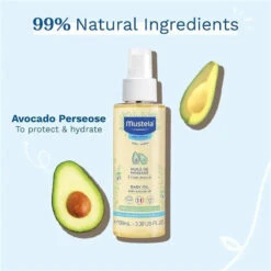 Mustela - Baby Oil Moisturizing Oil For Massage -Macro Baby Store mustela massage oil 3 38 fl oz image 3