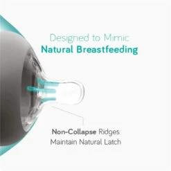 Nanobebe - Flexy Silicone Baby Bottles, Anti-Colic, Natural Feel, 2-Pack, White, 9 Oz -Macro Baby Store nanobebe flexy silicone baby bottles anti colic natural feel 2 pack white 9 oz image 4