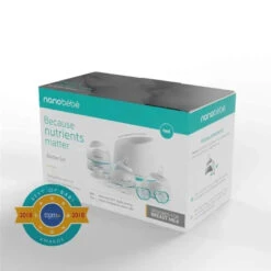 Nanobebe - Baby Bottles Breastmilk Starter Set -Macro Baby Store nanobebe newborn anti colic starter set with bottles smart warmer pacifier breast pump adapter image 15
