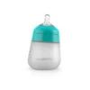 Nanobebe Silicone Baby Bottle Single Pack- Teal, 9 Oz -Macro Baby Store nanobebe silicone baby bottle single pack teal 9 oz image 1