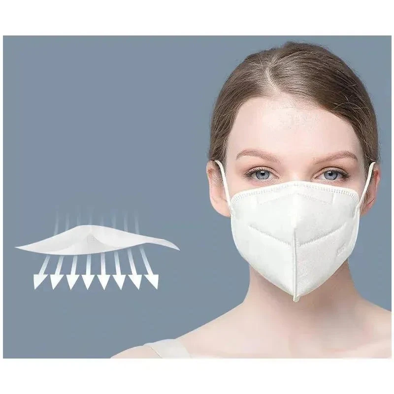 New Protective Face Mask N95 White | Mouth Mask | Dust Mask 4 New Protective Face Mask N95 White | Mouth Mask | Dust Mask - Image 2
