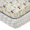 Nojo - Aztec Fitted Crib Sheet Set 2 Nojo - Aztec Fitted Crib Sheet Set -Macro Baby Store nojo aztec fitted crib sheet set image 1