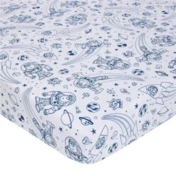 Nojo - Disney Toy Story Outta This World Blue And Gray Buzz Lightyear 4 Piece Nursery Crib Bedding Set - Comforter, Fitted Crib Sheet, Changing Pad 11 Nojo - Disney Toy Story Outta This World Blue And Gray Buzz Lightyear 4 Piece Nursery Crib Bedding Set - Comforter, Fitted Crib Sheet, Changing Pad -Macro Baby Store nojo disney toy story outta this world blue and gray buzz lightyear 4 piece nursery crib bedding set comforter fitted crib sheet changing pad image 4