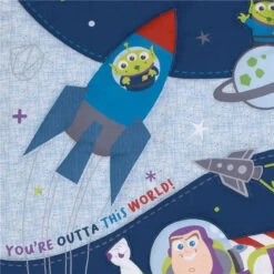 Nojo - Disney Toy Story Outta This World Blue And Gray Buzz Lightyear 4 Piece Nursery Crib Bedding Set - Comforter, Fitted Crib Sheet, Changing Pad 13 Nojo - Disney Toy Story Outta This World Blue And Gray Buzz Lightyear 4 Piece Nursery Crib Bedding Set - Comforter, Fitted Crib Sheet, Changing Pad -Macro Baby Store nojo disney toy story outta this world blue and gray buzz lightyear 4 piece nursery crib bedding set comforter fitted crib sheet changing pad image 6