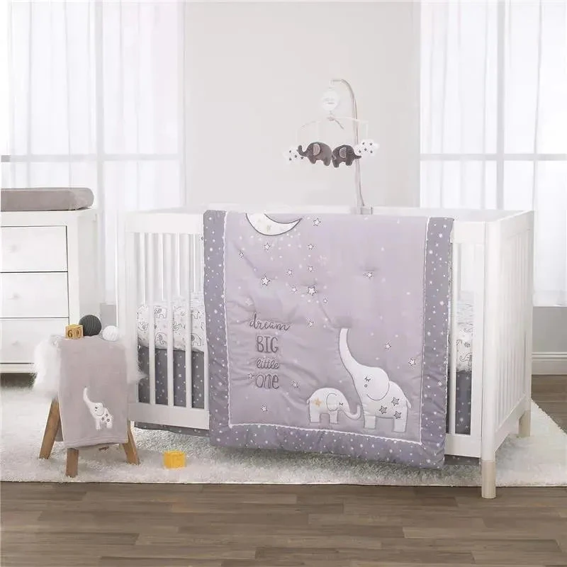 Nojo - Dream Big Little Elephant Fitted Crib Sheet 4 Nojo - Dream Big Little Elephant Fitted Crib Sheet - Image 2