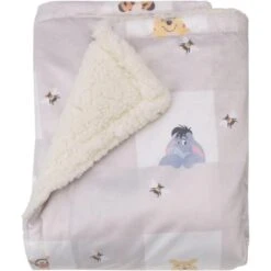 Nojo - Winnie The Pooh Hugs & Honeycombs Baby Blanket