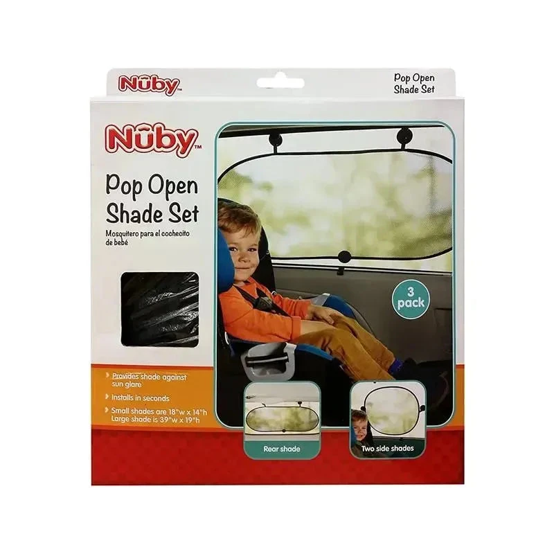 Nuby - 3 Pk Pop Open Sunshade 7 Nuby - 3 Pk Pop Open Sunshade - Image 5