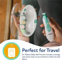 Nuby - Baby Nail Trimmer, Electric Nail Trimmer With Led Light 8 Nuby - Baby Nail Trimmer, Electric Nail Trimmer With Led Light -Macro Baby Store nuby baby nail trimmer electric nail trimmer with led light image 2