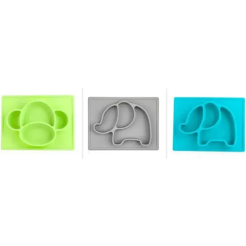 Nuby Baby Plates With Suction, Assorted 4 Nuby Baby Plates With Suction, Assorted - Image 2