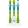 Nuby - Dr Talbots 4 Pc Tooth & Gum Care Set, Aqua/Green -Macro Baby Store nuby dr talbots 4 pc tooth gum care set aqua green image 1