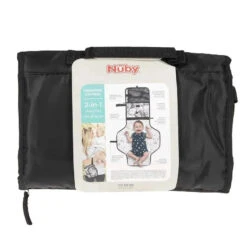 Nuby - Dr. Talbot's All Black Portable Changing Pad With Case