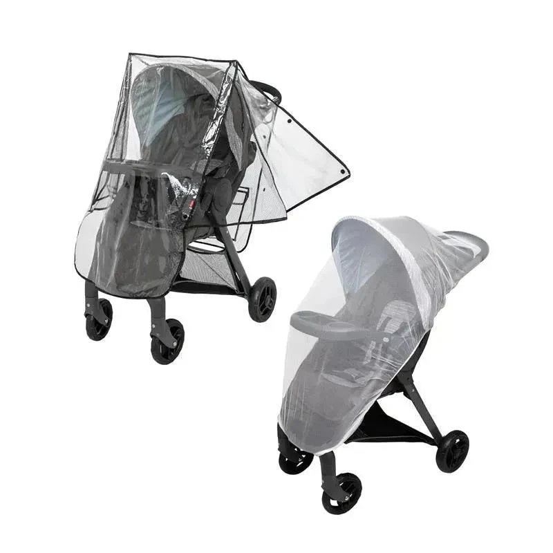Nuby - Eco Stroller Weather Shield & Insect Netting Set 3 Nuby - Eco Stroller Weather Shield & Insect Netting Set