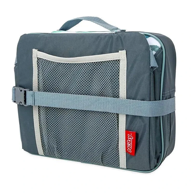 Nuby - Fabric Collapsible Booster Seat With Straps, Chevron 6 Nuby - Fabric Collapsible Booster Seat With Straps, Chevron - Image 4