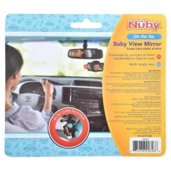 Nuby - Flat Back Seat Mirror Black 11 Nuby - Flat Back Seat Mirror Black -Macro Baby Store nuby flat back seat mirror black image 9