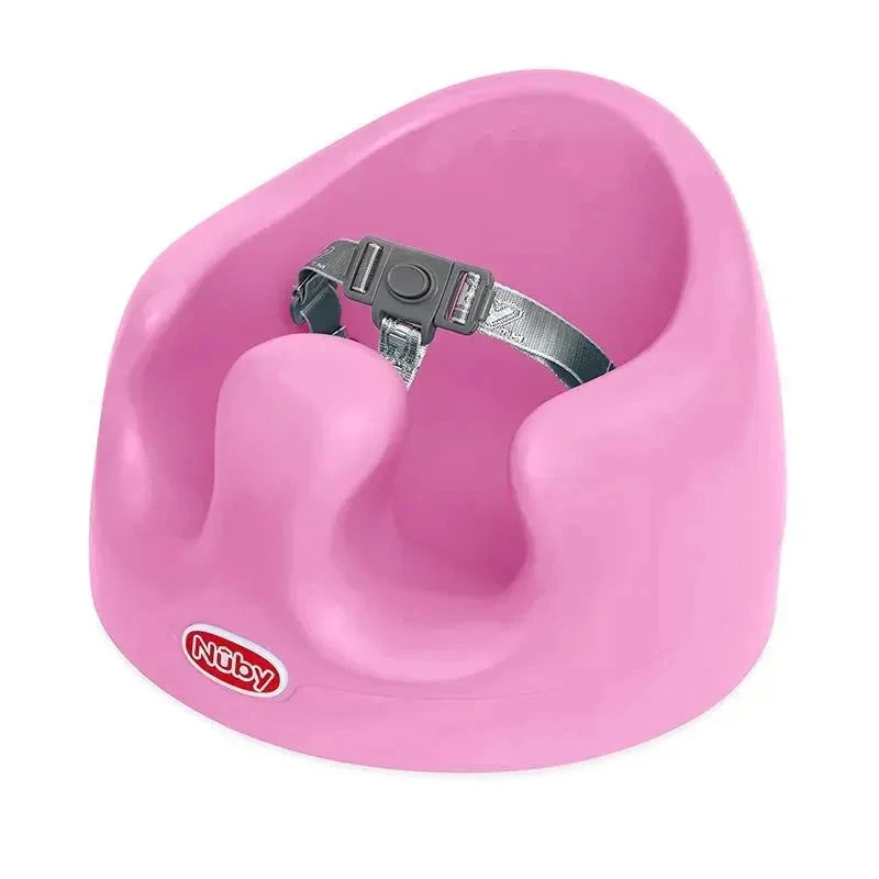 Nuby My Floor Foam Baby Booster Seat, Pink 3 Nuby My Floor Foam Baby Booster Seat, Pink