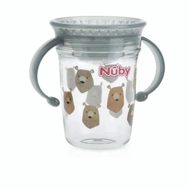 Nuby No Spill Tritan Ice Bear/Dinosaur Printed Wonder Cup, 1PK 4 Nuby No Spill Tritan Ice Bear/Dinosaur Printed Wonder Cup, 1PK - Image 2