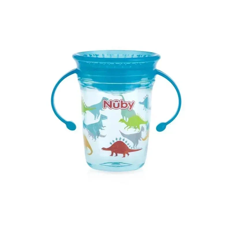 Nuby No Spill Tritan Ice Bear/Dinosaur Printed Wonder Cup, 1PK 5 Nuby No Spill Tritan Ice Bear/Dinosaur Printed Wonder Cup, 1PK - Image 3