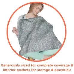 Nuby - Nursing Cover, Floral Print -Macro Baby Store nuby nursing cover floral print image 3