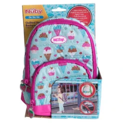 Nuby - Quilted Backpack Harness, Sweet Girl -Macro Baby Store nuby quilted backpack harness sweet girl image 5