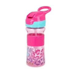 Nuby - Thirsty Kids 12Oz Flip-It Reflex Push Button Soft Spout Cup, Pink