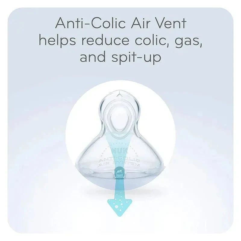 Nuk - 5Oz Smooth Flow Anti Colic Baby Bottle, Elephant 4 Nuk - 5Oz Smooth Flow Anti Colic Baby Bottle, Elephant - Image 2