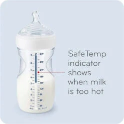 Nuk - Simply Natural Baby Bottles With SafeTemp Gift Set, Pink, 4 Bottles, 3 Pacifiers And 2 Replacement Bottle Nipples 18 Nuk - Simply Natural Baby Bottles With SafeTemp Gift Set, Pink, 4 Bottles, 3 Pacifiers And 2 Replacement Bottle Nipples -Macro Baby Store nuk girl simply natural baby bottles with safetemp gift set image 7