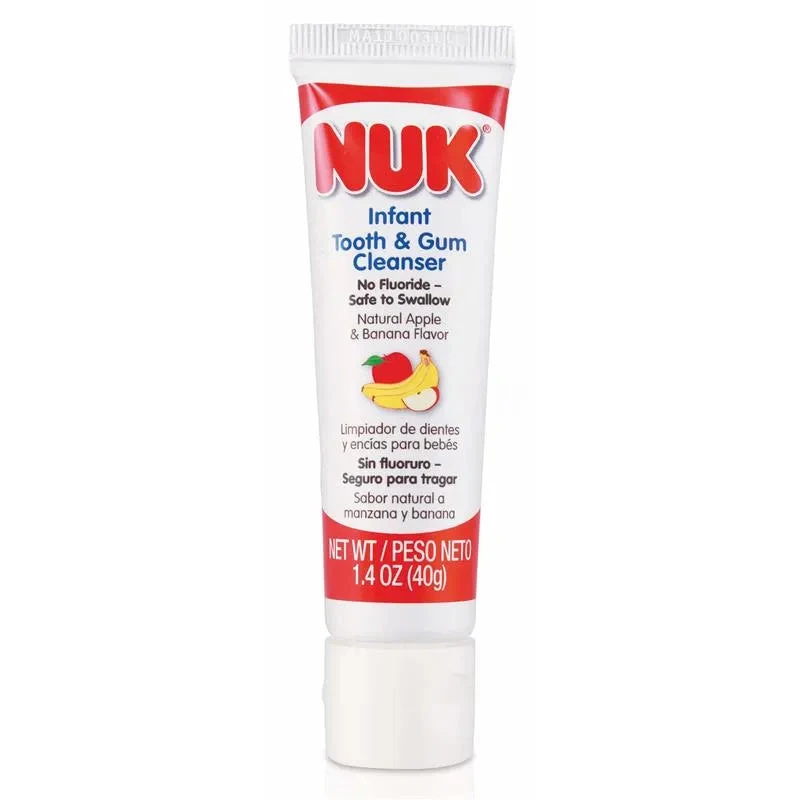 Nuk Grins & Giggles Fluoride-Free Tooth & Gum Cleanser, 1.4 Oz. 3 Nuk Grins & Giggles Fluoride-Free Tooth & Gum Cleanser, 1.4 Oz.