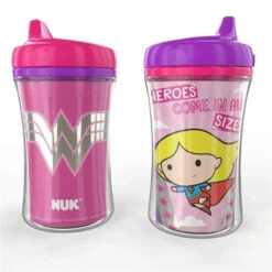 Nuk - Justice League Insulated Hard Spout Sippy Cup 9 Oz 2 Pk, Girl