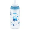 Nuk - 10Oz Smooth Flow Bottle With Flow Control Nipple, Mixed Case 2 Nuk - 10Oz Smooth Flow Bottle With Flow Control Nipple, Mixed Case -Macro Baby Store nuk smooth flow temp right bottle with flow control nipple 10 oz 1 pk mixed case image 1