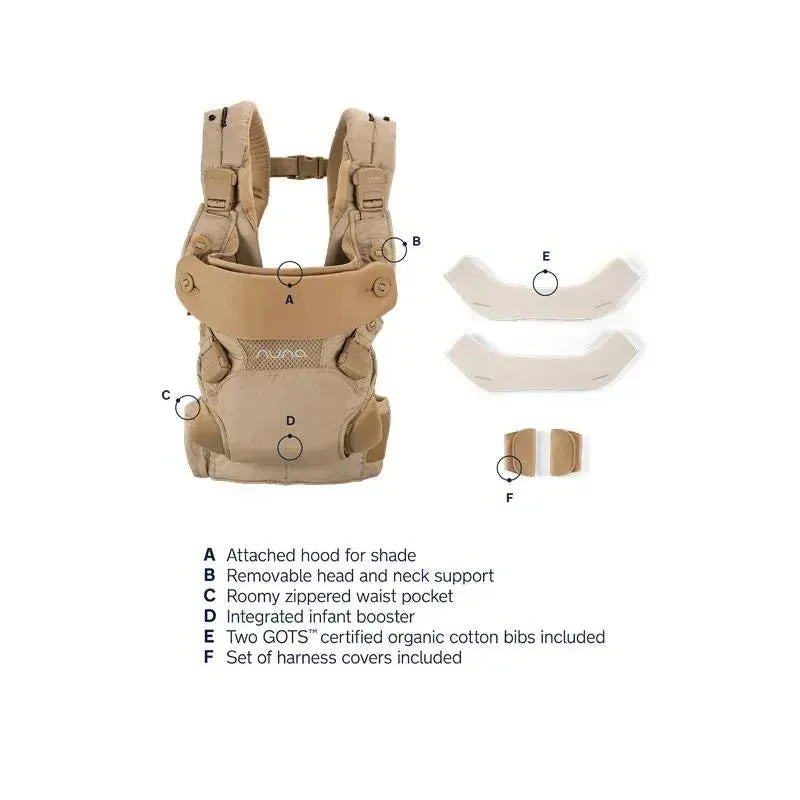 Nuna - Cudl Baby Carrier, Softened Camel 7 Nuna - Cudl Baby Carrier, Softened Camel - Image 5