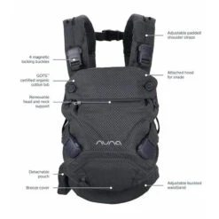 Nuna - CUDL Clik 4 In 1 Baby Carrier, Denim -Macro Baby Store nuna cudl clik 4 in 1 baby carrier denim image 7