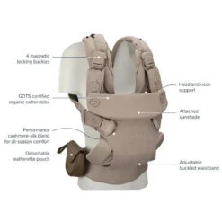 Nuna - Cudl Luxe Carrier Softened, Quartz -Macro Baby Store nuna cudl luxe carrier softened quartz image 3