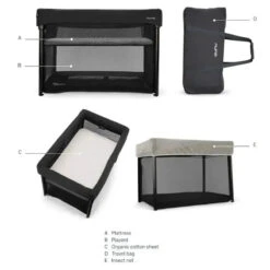 Nuna - Paal Playard, Caviar 13 Nuna - Paal Playard, Caviar -Macro Baby Store nuna paal playard caviar image 4