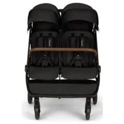 Nuna - Trvl Double Stroller, Caviar 19 Nuna - Trvl Double Stroller, Caviar -Macro Baby Store nuna trvl double stroller with travel bag caviar image 2