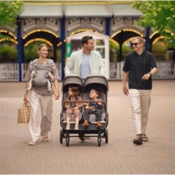 Nuna - Trvl Double Stroller, Granite 16 Nuna - Trvl Double Stroller, Granite -Macro Baby Store nuna trvl double stroller with travel bag granite image 6