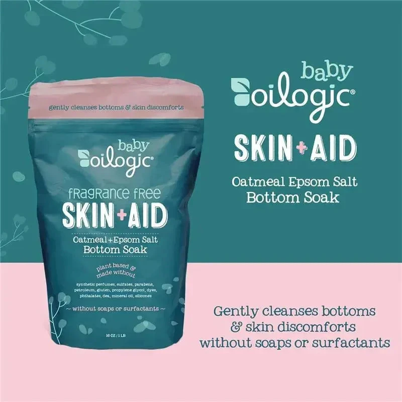 Oilogic - Baby Essentials Oatmeal Epsom Salt Bath Soak, Skin & Aid 4 Oilogic - Baby Essentials Oatmeal Epsom Salt Bath Soak, Skin & Aid - Image 2