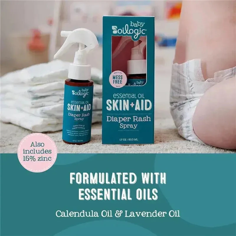 Oilogic - Diaper Rash Spray For Baby, 1.7oz 6 Oilogic - Diaper Rash Spray For Baby, 1.7oz - Image 4