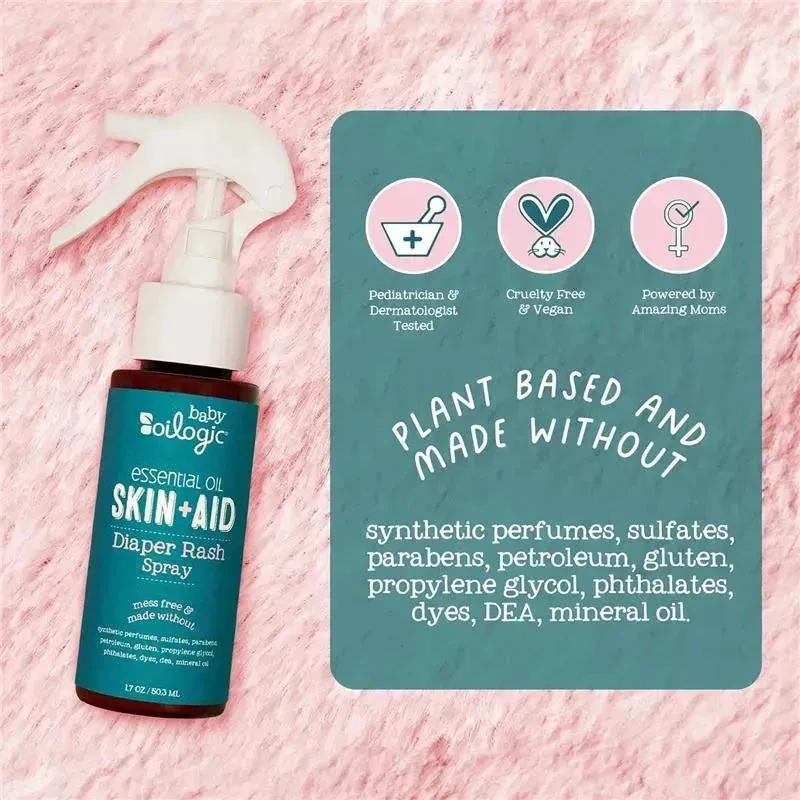 Oilogic - Diaper Rash Spray For Baby, 1.7oz 7 Oilogic - Diaper Rash Spray For Baby, 1.7oz - Image 5