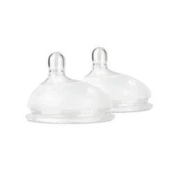 Ola Baby - Gentle Bottle Silicone Replacement Nipple 2 Pack, 0-3 Months/Preemie Flow