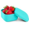 OmieBox - Silicone Leakproof Snack Containers To Go, Teal -Macro Baby Store omie box silicone leakproof snack containers to go teal image 1