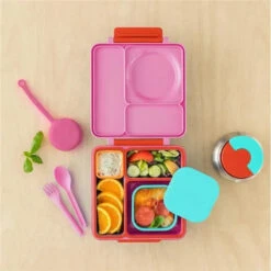OmieBox - Silicone Leakproof Snack Containers To Go, Teal -Macro Baby Store omie box silicone leakproof snack containers to go teal image 4