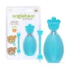 Oogiebear - Baby Bear Pair Nasal Aspirator With Booger Picker And Ear Cleaner, Blue -Macro Baby Store oogiebear bear pair nasal aspirator with booger picker and ear cleaner blue image 1