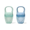 Oxo - 2Pk Tot Silicone Self-Feeder, Opal And Dusk -Macro Baby Store oxo 2pk tot silicone self feeder opal and dusk image 1