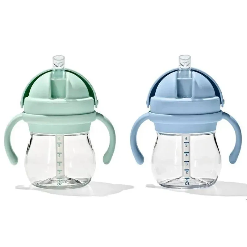 Oxo - 2Pk Tot Transitions Straw Cup With Handles 6 Oz, Opal And Dusk 3 Oxo - 2Pk Tot Transitions Straw Cup With Handles 6 Oz, Opal And Dusk