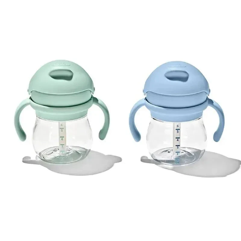 Oxo - 2Pk Tot Transitions Straw Cup With Handles 6 Oz, Opal And Dusk 4 Oxo - 2Pk Tot Transitions Straw Cup With Handles 6 Oz, Opal And Dusk - Image 2