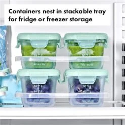 Oxo - Oxo Tot Glass Baby Blocks Food Storage Containers 4 Oz 15 Oxo - Oxo Tot Glass Baby Blocks Food Storage Containers 4 Oz -Macro Baby Store oxo oxo tot glass baby blocks food storage containers 4 oz image 7