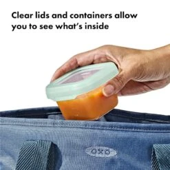 Oxo - Tot Baby Blocks Food Storage Container 4 Oz -Macro Baby Store oxo tot baby blocks food storage container 4 oz image 4