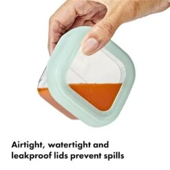 Oxo - Tot Baby Blocks Food Storage Container 4 Oz -Macro Baby Store oxo tot baby blocks food storage container 4 oz image 5